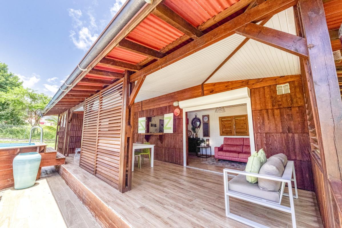 4.Location villa piscine Marie Galante Guadeloupe_Terrasse